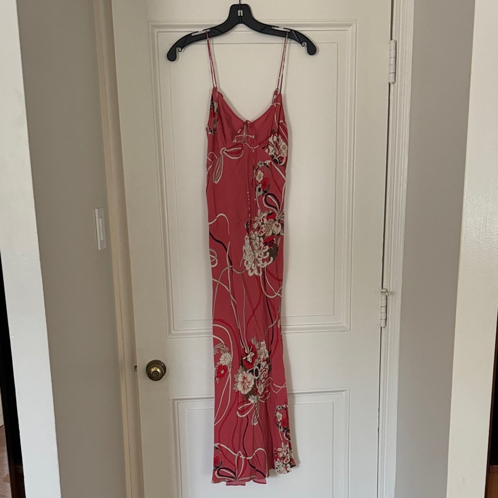 Zara Floral Pink Maxi Dress